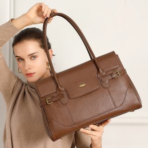 Alternative view of ボストン バッグ 本 革 大 容量 トート バッグ レディース バッグ ヴィンテージ風 オフィス バッグ a4 レディース 通勤 バッグ レディース 40 代 レディース ビジネス バッグ a4