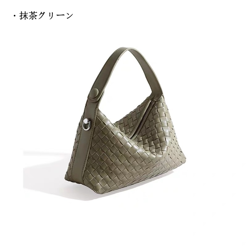 ホーボー バッグ レディース 編み 風 バッグ レディース レザー バッグ 本 革 バッグ レディース 人気 ハンドバッグ 2way 女性 バッグ 軽い もらって 嬉しい 革製品 女性