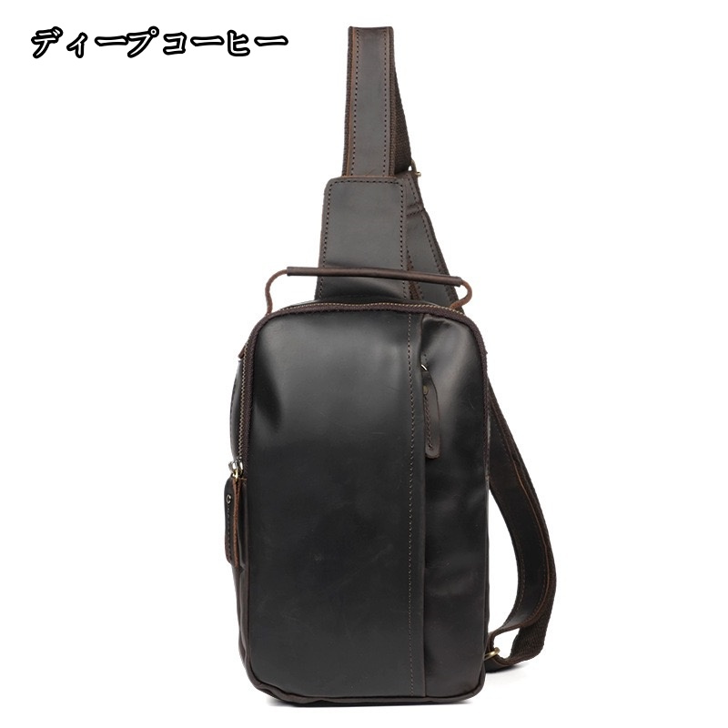 本 革 クロス ボディ バッグ クレイジー ホース レザー クロス ボディ バッグ メンズ おすすめ 縦 型 ワン ショルダー バッグ ヴィンテージ バッグ メンズ メンズ ショルダー バッグ 多 機能 カジュアル カバン
