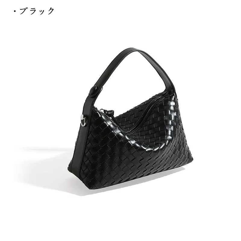 ホーボー バッグ レディース 編み 風 バッグ レディース レザー バッグ 本 革 バッグ レディース 人気 ハンドバッグ 2way 女性 バッグ 軽い もらって 嬉しい 革製品 女性