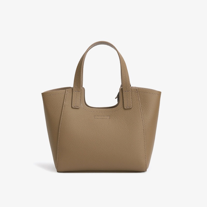 本 革 2way トート バッグ レディース バッグ ミニトート ショルダーバッグ 軽量 シュリンク レザー ハンドバッグ ショルダー バッグ 主婦 バッグ チャーム 付き 通勤 通学 お出かけ プレゼント