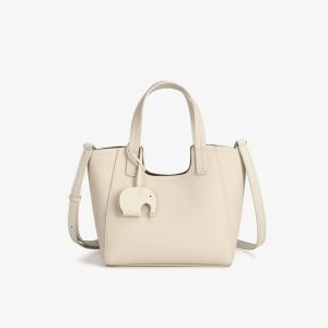 本 革 2way トート バッグ レディース バッグ ミニトート ショルダーバッグ 軽量 シュリンク レザー ハンドバッグ ショルダー バッグ 主婦 バッグ チャーム 付き 通勤 通学 お出かけ プレゼント