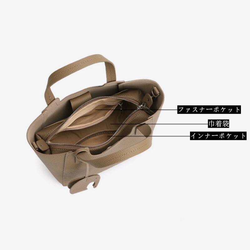 本 革 2way トート バッグ レディース バッグ ミニトート ショルダーバッグ 軽量 シュリンク レザー ハンドバッグ ショルダー バッグ 主婦 バッグ チャーム 付き 通勤 通学 お出かけ プレゼント