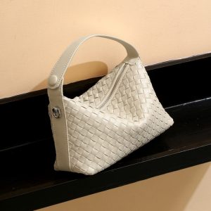 ホーボー バッグ レディース 編み 風 バッグ レディース レザー バッグ 本 革 バッグ レディース 人気 ハンドバッグ 2way 女性 バッグ 軽い もらって 嬉しい 革製品 女性