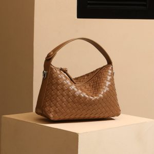 ホーボー バッグ レディース 編み 風 バッグ レディース レザー バッグ 本 革 バッグ レディース 人気 ハンドバッグ 2way 女性 バッグ 軽い もらって 嬉しい 革製品 女性
