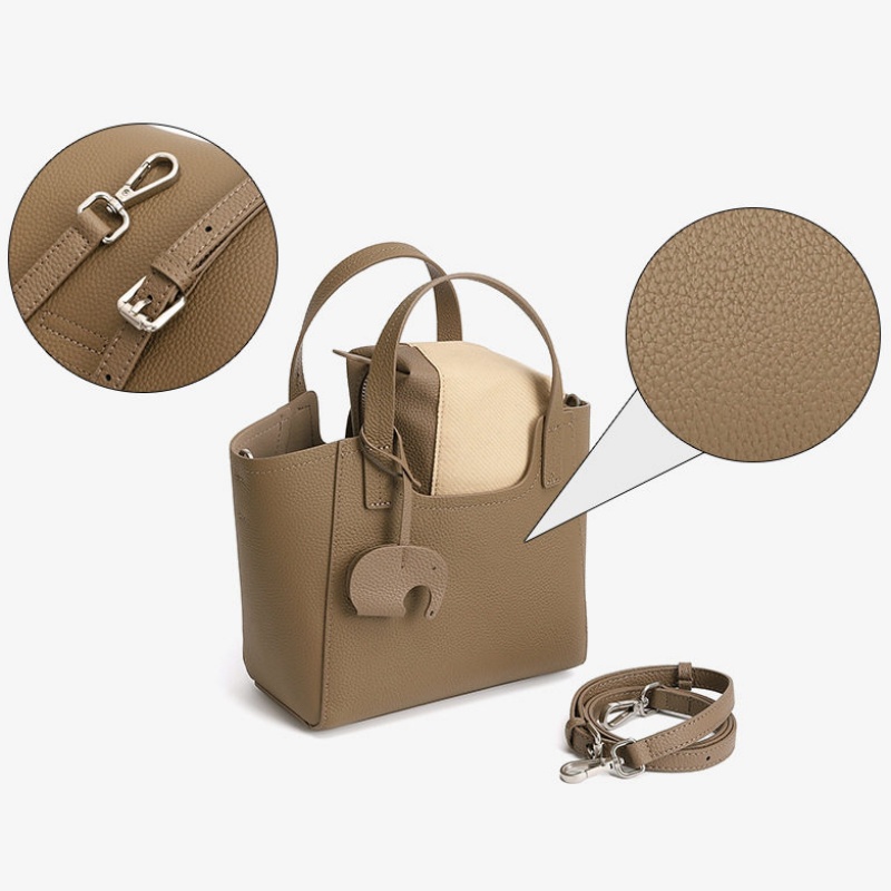 本 革 2way トート バッグ レディース バッグ ミニトート ショルダーバッグ 軽量 シュリンク レザー ハンドバッグ ショルダー バッグ 主婦 バッグ チャーム 付き 通勤 通学 お出かけ プレゼント