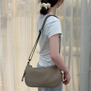 ホーボー バッグ レザー 本革 トート バッグ シュリンク レザー ショルダー バッグ 本 革 トート バッグ 柔らかい レザー ワン ショルダー バッグ レディース バッグ プレゼント