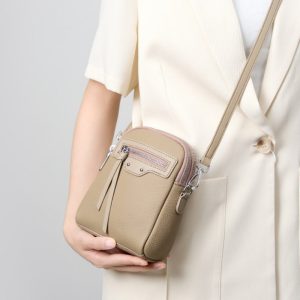 Alternative view of 本 革 ミニ ショルダー バッグ レディース 牛革 スマホ ショルダー スマホ ポシェット 人気 バッグ ちょっとした お出かけ 本 革 ミニ バッグ レディース マザーズ バッグ ショルダー 50 代 斜 めがけ バッグ レディース
