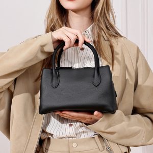 本革 2WAY ショルダーバッグ レディース 大人 かわいい ミニトートバッグ 斜めがけ ショルダー バッグ レディース フォーマル バッグ レディース プレゼント 自立 ファスナー 軽量 レザー ハンドバッグ 小さめ スクエア 通勤 通学 旅行