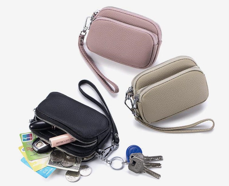 本革 ハンド バッグ ミニ 小銭 入れ ボックス 型 小銭 入れ ミニ 財布 キーホルダー 付き 財布 ストラップ付き コインケース 小物 入れ マルチ ポーチ