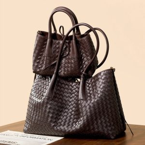 本 革 編み込み バッグ 編み込み トート バッグ 通勤 レディース トート バッグ ポーチ 付き トート バッグ 通勤 バッグ 大 容量 レディース 40 代 女性 に 人気 の バッグ 本 革 編み込み バッグ 編み込み トート バッグ 通勤 レディース トート バッグ ポーチ 付き トート バッグ 通勤 バッグ 大 容量 レディース 40 代 女性 に 人気 の バッグ - 画像 (7)