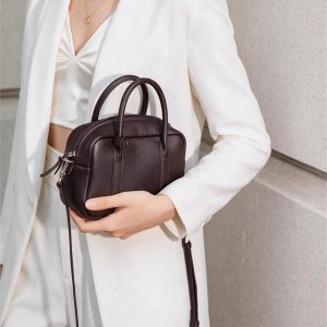 ミニ ショルダー バッグ 本 革 ミニ ボストン バッグ レディース 革 2way ショルダーバッグ レディース スクエア 型 ショルダー バッグ ショルダー バッグ かわいい 小さい 大人 可愛い ショルダー バッグ カジュアル カバン レディース ミニ ショルダー バッグ 本 革 ミニ ボストン バッグ レディース 革 2way ショルダーバッグ レディース スクエア 型 ショルダー バッグ ショルダー バッグ かわいい 小さい 大人 可愛い ショルダー バッグ カジュアル カバン レディース - 画像 (3)
