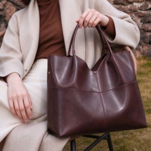 トート バッグ 大 容量 革 3way トート バッグ 通勤 バッグ レディース 本 革 レザー トート バッグ 本 革 通勤 バッグ a4 本 革 フォーマル バッグ レディース 40 代 女性 に 人気 の バッグ - 画像 (7)