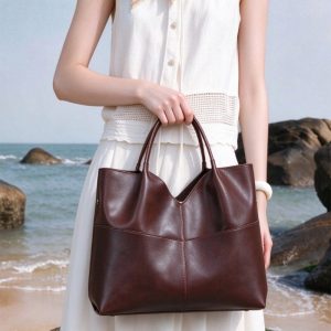 トート バッグ 大 容量 革 3way トート バッグ 通勤 バッグ レディース 本 革 レザー トート バッグ 本 革 通勤 バッグ a4 本 革 フォーマル バッグ レディース 40 代 女性 に 人気 の バッグ - 画像 (11)
