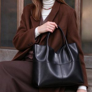 トート バッグ 大 容量 革 3way トート バッグ 通勤 バッグ レディース 本 革 レザー トート バッグ 本 革 通勤 バッグ a4 本 革 フォーマル バッグ レディース 40 代 女性 に 人気 の バッグ - 画像 (12)