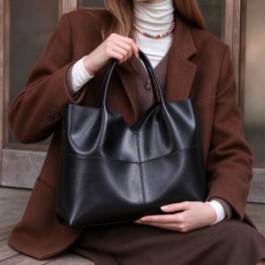 トート バッグ 大 容量 革 3way トート バッグ 通勤 バッグ レディース 本 革 レザー トート バッグ 本 革 通勤 バッグ a4 本 革 フォーマル バッグ レディース 40 代 女性 に 人気 の バッグ - 画像 (13)
